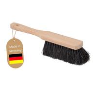 Novaliv Cepillo de mano de crin para coche, cerdas suaves, cepillo de mano de crin, cepillo de mano pequeño, cepillo de escoba para coche, cerdas naturales, cepillo de mano suave