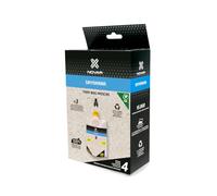 NOVAR Sayonara Trampa para Moscas Reutilizable con 3 Cebos Hidrosolubles | 4 Semanas de Eficacia | Sin Insecticida | Colgada o de Pie | 100% Reciclable