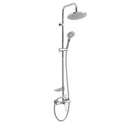 Novaservis - Conjunto de ducha con grifo, conexión de ducha superior, cromo SET040/96,0