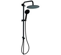 Novaservis - Conjunto de ducha sin grifo, 3 chorros, negro mate SET032,5