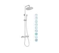 Novaservis Ferro Ciriculus - Set de ducha con batería, diámetro 25 cm, cromado NP85-BCK7U