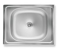 Novaservis - Fregadero 40x50 cm, acero inoxidable DR40/50