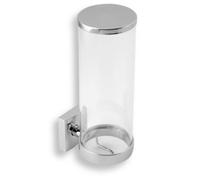 Novaservis Metalia 12 - Dispensador de discos desmaquillantes, vidrio/cromo 0272,0