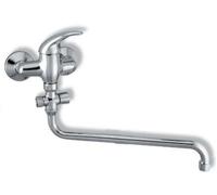 Novaservis Metalia 55 - Mezclador mural para bañera sin accesorios 100 mm, cromo 55075/1,0