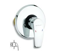 Novaservis Metalia 57 - Grifo de ducha empotrado con cuerpo, cromo 57050,0