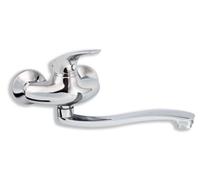 Novaservis Metalia 57 - Mezclador mural de lavabo 10 cm, cromado 57074,0
