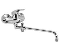 Novaservis Metalia 57 - Mezclador mural para bañera sin accesorios 100 mm, cromo 57037/1,0