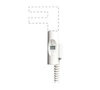 Varilla calefactora Ferro de 300 W con termostato e interruptor