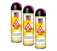 Novasol Spray marcador 360º PINTYPLUS TECH 650cc fucsia T184 (Paquete de 3)