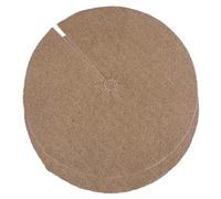 Novatool 2 discos de coco | 80 cm de diámetro | disco de mantillo con agujero cubierta de maceta | protección de invierno para plantas en maceta | protección contra heladas para árboles