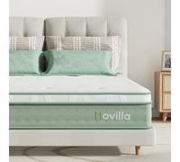 Novilla Colchones tamaño King de 9.8 Pulgadas, colchón de Espuma viscoelástica de Gel de 3 Zonas, colchón híbrido Firme de 5 pies con Tela de Punto Oeko-Tex y Espuma CertiPUR-US 150 x 200 x 25 cm