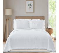 Novotextil Colcha Bouti Termosellada Ligera de Microfibra | Colcha de Verano y Entretiempo para Cama 90, 105, 135, 150 y 180 | Cubrecama Transpirable con 1 o 2 Fundas de Almohada