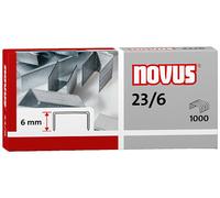 Novus Grapas 042-0039 23/6 acero galvanizado paquete de 1000 unidades