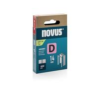 Novus 042-0792 - Grapas de alambre plano tipo 53 F 14 mm (ancho del lomo: 11,3 mm, ancho del alambre: 1,25 mm, 600 unidades, material: alambre de acero galvanizado)