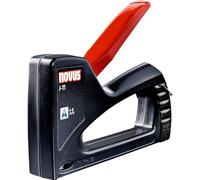 Novus grapadoras manuales J-11, trabaja con grapas de alambre fino de 4 a 8 mm, la sencilla grapadora de plástico ABS para el empleo ocasional en el jardín o en el hogar,
