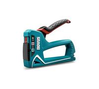 Novus J-25 - Grapadora manual para grapas de alambre fino y alambre plano de 4 a 10 mm y grapadora de martillo grapadora G y H, pistola grapadora profesional, 030-0468