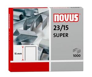 Novus super - grapas, 23/15, galvanizadas (1000 unidades)