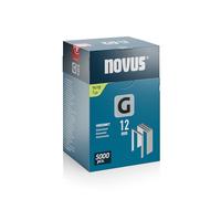 Novus Tools 042-0768 Grapa de alambre plano G tipo 11, gris, 12 mm