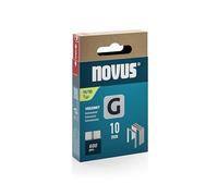 Novus Tools 042-0797 Grapas de Alambre Plano G Tipo 11 para Grapadora, Gris, 10 mm