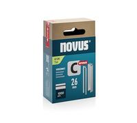 Novus Tools 042-0804 - Pinza para lomo estrecho tipo 4, gris, 26 mm, para grapas