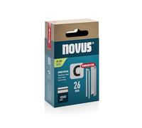 Novus Tools 042-0805 - Pinza para lomo estrecho tipo 4, gris, 26 mm, para encuadernación con grapas
