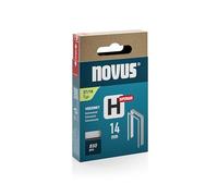 NOVUS TOOLS Grapas de alambre fino de 14 mm "superduro" para grapadoras martillas, 850 grapas de tipo 37/14, caja deslizante, grapadora para tejidos y tejidos