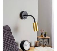 Nowodvorski Lighting Aplique de pared Eye Flex S, latón