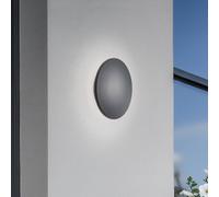 Nowodvorski Lighting Aplique de pared LED Aria M, negro, aluminio, Ø 18 cm