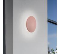 Nowodvorski Lighting Aplique de pared LED Aria M, rojo ladrillo, aluminio, Ø 18 cm
