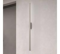 Nowodvorski Lighting Aplique de pared LED Demi L, arena, aluminio, altura 144 cm, IP54