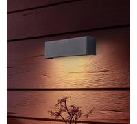 Nowodvorski Lighting Aplique de pared Straight XS, ancho 26 cm, grafito
