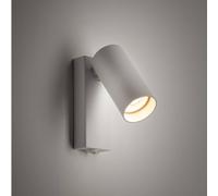 Nowodvorski Lighting Foco de pared FOURTY, blanco, altura 17 cm, metal, GU10