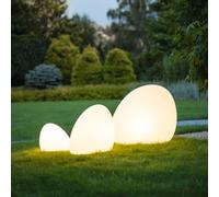 Nowodvorski Lighting Lámpara de exterior Stone M, 50 x 50 cm, blanca, plástico, IP44