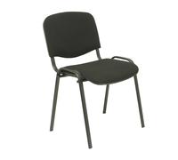 NOWY STYL Silla Iso Apilable sin Brazos Negro (Pack de 2)