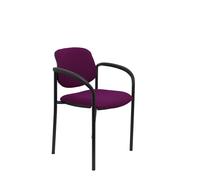 NOWY STYL Silla Styl apilable con brazos y tapizado Bali morado