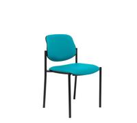 NOWY STYL Silla Styl tapizada en similpiel verde sin brazos