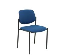 NOWY STYL Silla Styl tapizada en tela azul marino sin brazos