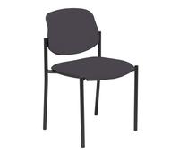 NOWY STYL Silla Styl tapizada en tela gris oscuro sin brazos
