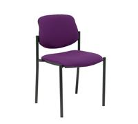 NOWY STYL Silla Styl tapizada en tela morada sin brazos