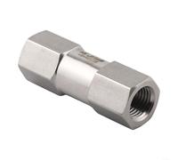 NPT Válvula de retención de 1/2 pulgada para tuberías de petróleo y gas | Acero inoxidable 304, resistente a la corrosión, 1/4 pulgada NPT, prevención de reflujo, para construcción robusta
