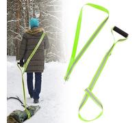 NQEUEPN Cuerda de Arrastre de Ciervos, Reflectante Arrastre y Arnés de Ciervos con Correa de Hombro Ajustable Accesorios de Caza de Ciervos para Caza al Aire Libre (Verde)