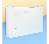 NQT Carpeta Clasificadora Acordeón Extensible Impermeable con 13 Bolsillo Material Polipropileno - Portable gran Capacidad - Organizador de Documentos Transparente