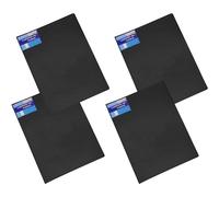 NQT Pack 4 Carpetas con Fundas Formato A4 10 20 40 60 100 Fundas - Carpeta Organizador de Polipropileno con Funda Azul Negro Gris Rojo Pack 4 black 10 covers