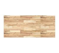 Nqyjm Tablero de escritorio sin tratar, 120 x 60 x 2 cm, madera maciza de acacia, para proyectos de bricolaje y la sustitución de tableros de mesa