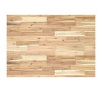 Nqyjm Tablero de escritorio sin tratar, 120 x 70 x 2 cm, madera maciza de acacia, para proyectos de bricolaje y la sustitución de tableros de mesa