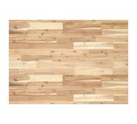 Nqyjm Tablero de escritorio sin tratar, 80 x 70 x 2 cm, madera maciza de acacia, para proyectos de bricolaje y la sustitución de tableros de mesa