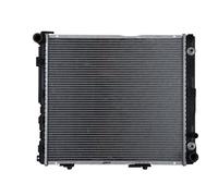 NRF Radiador refrigeración del motor para vehículos con radiador combinado agua/aceite Ancho de red 485mm Longitud de red 533mm Profundidad de red 42mm Compatible con MERCEDES-BENZ Clase E Sedán W124