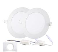 NRGDILY Pack x 2 Downlight LED Panel Extraplano Redondo 170mm 12W, 1080LM
