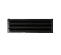 NRVTRE Radiador de refrigeración por agua de aluminio con ventilador de 14 cm para sistemas de refrigeración, disipación de calor mejorada, convector de agua recubierto a prueba de polvo