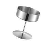 NRVTRE Taza de postre de acero inoxidable, cuenco con base para helado, cuenco de acero inoxidable para servir salsa de postre, aperitivos de frutas Sundae